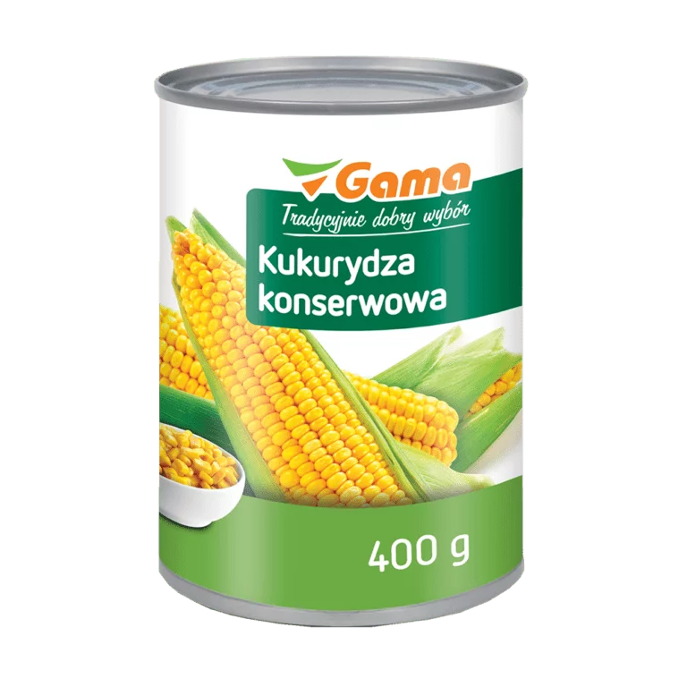 Kukurydza konserwowa 400g MW Gama Sklep Społem Kielce