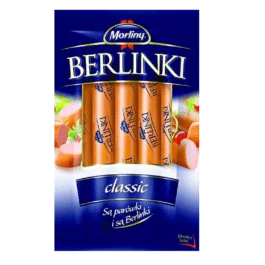 Parówki Berlinki classic 250g Animex