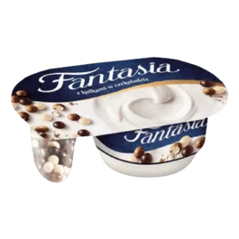 Jogurt kremowy Fantasia kulki w czekoladzie 100g Danone