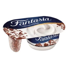 Jogurt kremowy Fantasia z mleczną czekoladą 110g Danone