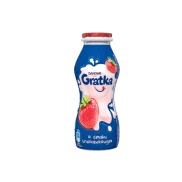 Jogurt gratka drink truskawkowa 170 g Danone