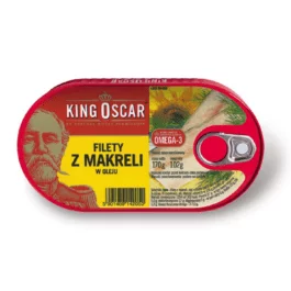 Filet z makreli w oleju 170g King Oscar