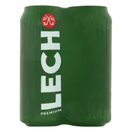 Piwo Lech premium 5,1% puszka 4x500ml Kompania Piwowarska