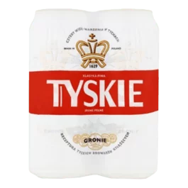 Piwo Tyskie gronie 5,7% puszka 4x500ml Kompania Piwowarska