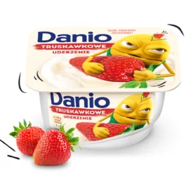 Serek Danio truskawkowy 140g Danone