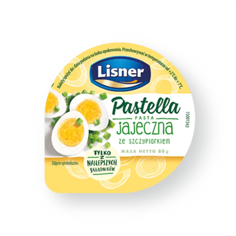 Pasta Pastella jajeczna z kurkami 80g Lisner Sklep Społem Kielce
