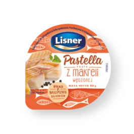 Pasta Pastella z makreli wędzonej 80g Lisner