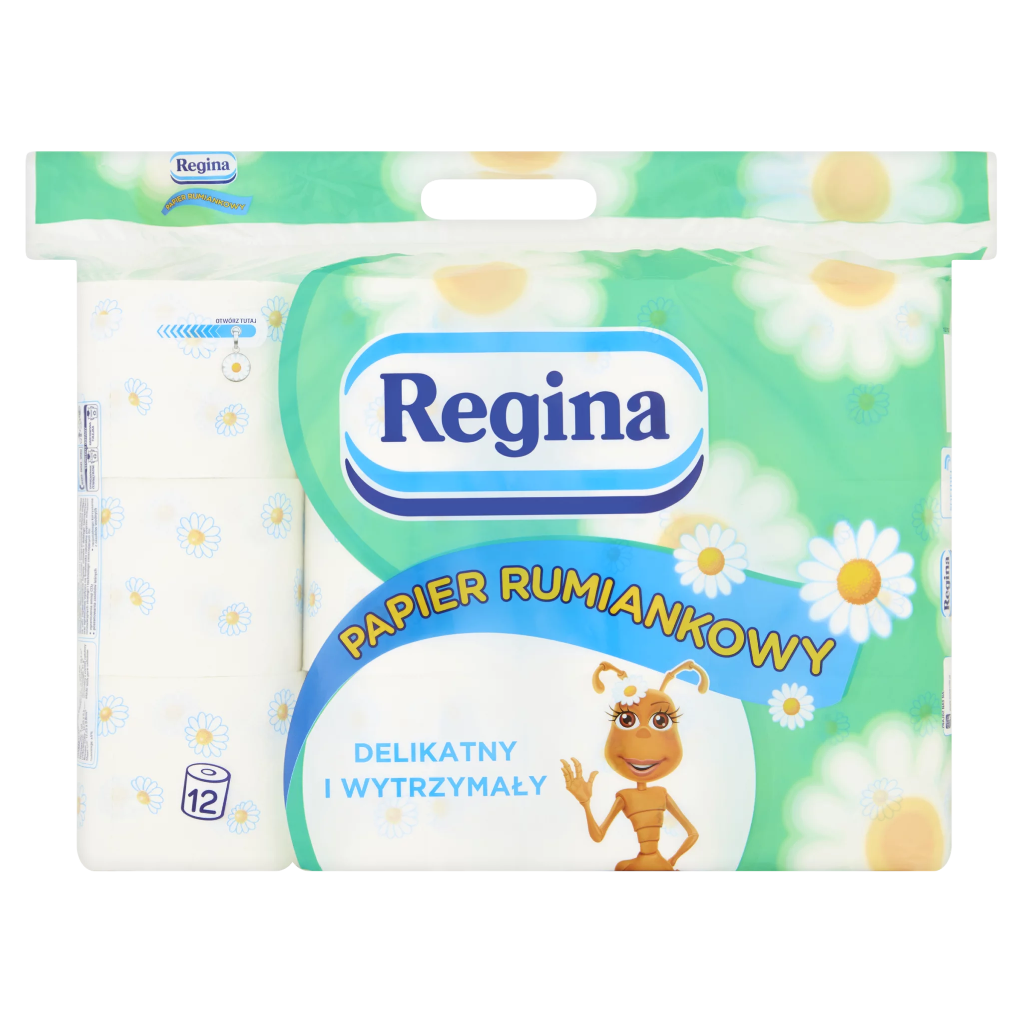 Papier toaletowy Regina rumiankowy 12szt. Delitissue – Sklep Społem Kielce