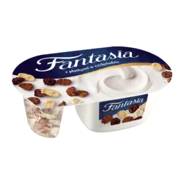 Jogurt kremowy Fantasia z płatkami czekoladowymi 106g Danone