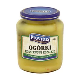 Ogórki konserwowe kozackie 720ml Provitus