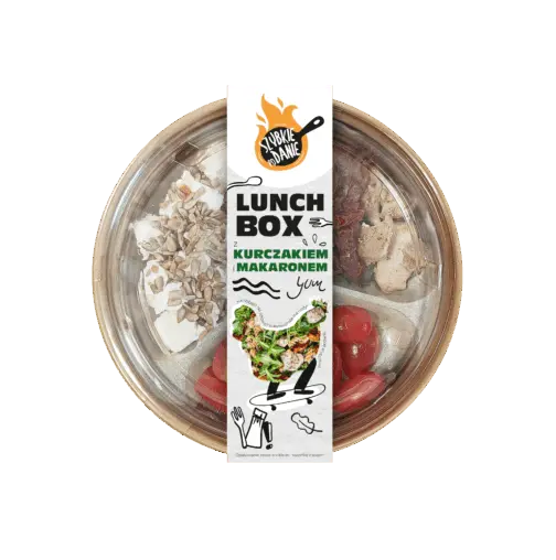 Lunchbox kurczak z makaronem 200g Społem PSS