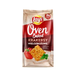 Krakersy wielozbożowe Lay’s Oven Baked o smaku czerwonej papryki w ziołach 80g Frito Lay