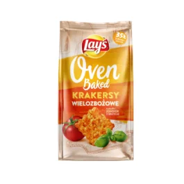 Krakersy wielozbożowe Lay’s Oven Baked o smaku pomidora z bazylią 80g Frito Lay