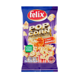 Popcorn do mikrofalówki Felix o smaku karmelowym 90g Intersnack