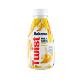 Milk Drink Twist o smaku bananowym 380g Bakoma