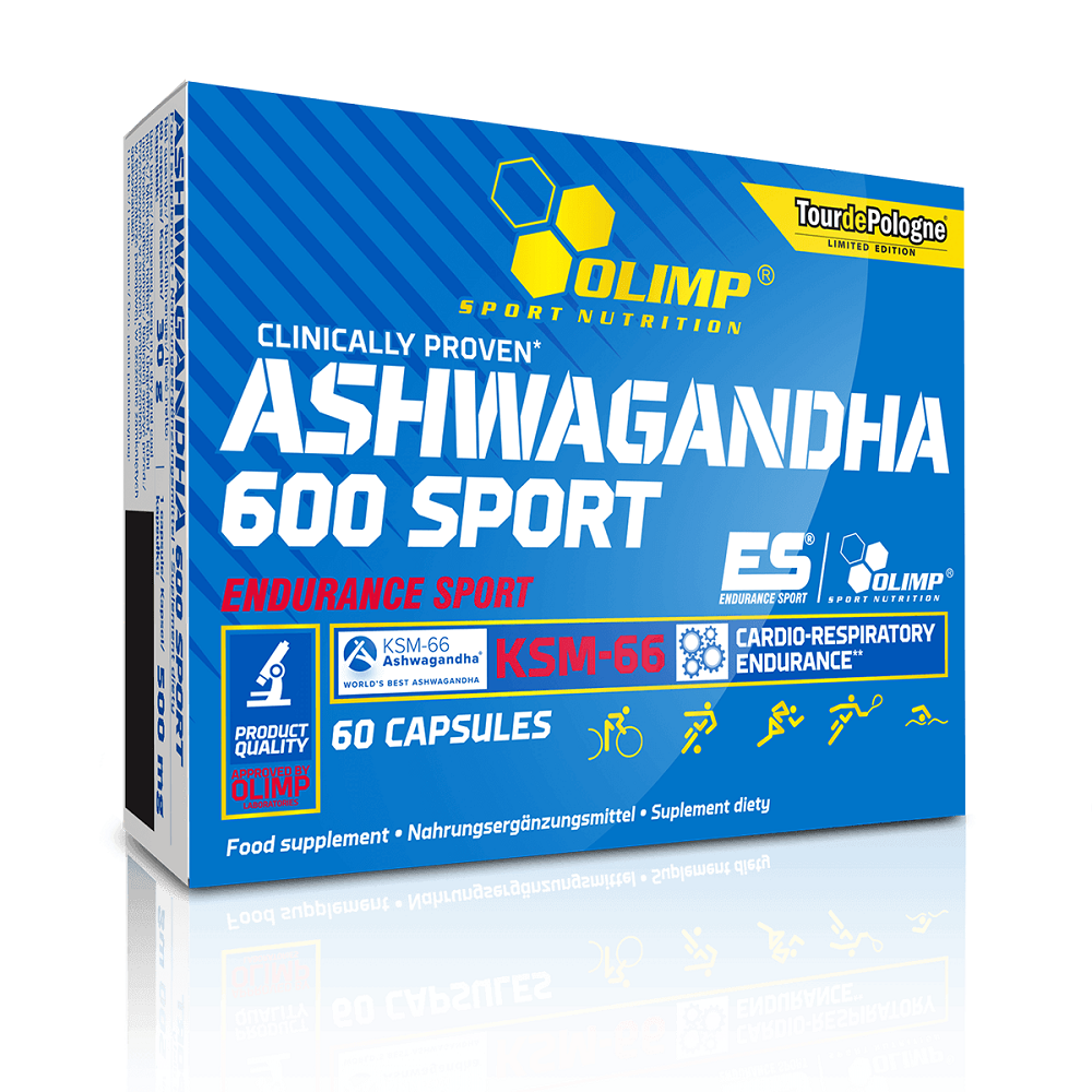 Ashwagandha 600 KSM-66 Sport – 60 kaps. Olimp
