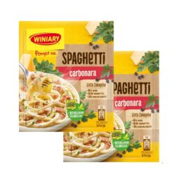 Pomysł na spaghetti carbonara 34g Winiary