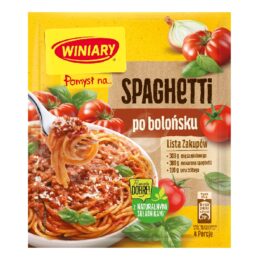 Pomysł na spaghetti boloński 44g Winiary