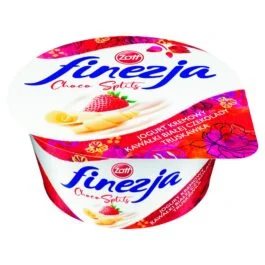 Jogurt Finezja truskawka biała czekolada 130g Zott