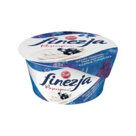 Jogurt Finezja mascarpone czarna porzeczka  130g Zott