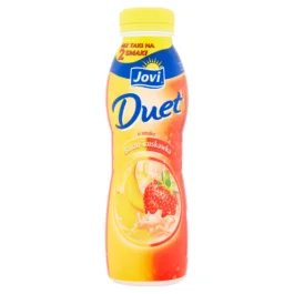Jogurt pitny Jovi duet o smaku banana i truskawki 350g Lactalis