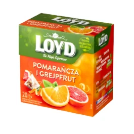 Herbata Loyd pomarańcza-grejpfruit piramidki 20*2g Mokate