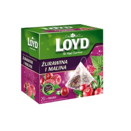 Herbata Loyd żurawina-malina piramidki 20*2g Mokate
