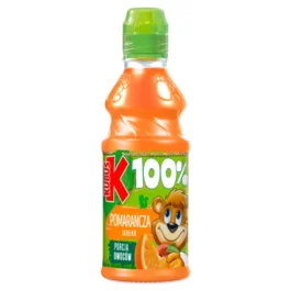 Kubuś 100% sok pomarańcza jabłko 0,3l