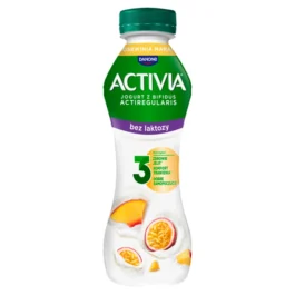 Jogurt Activia Drink marakuja brzoskwinia bez laktozy 270g Danone
