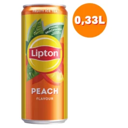 Napój o smaku brzoskwiniowym z ekstraktem z czarnej herbaty Lipton Ice Tea 0,33l