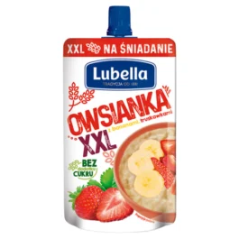 Owsianka XXL z bananami truskawkami 170g Lubella