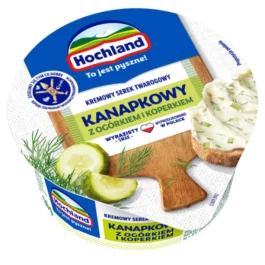 Ser kanapkowy twarogowy z ogórkiem i koperkiem 130g Hochland