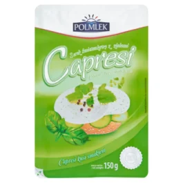 Serek śmietankowy z ziołami Capresi plastry 150g Polmlek
