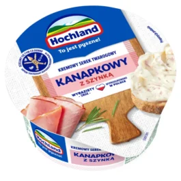 Ser kanapkowy twarogowy z szynką 130g Hochland