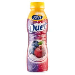 Napój jogurtowy Jovi Duet o smaku jagoda-wiśnia 350g Lactalis