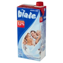 Mleko UHT Białe 3,2% 1l zambrowskie Mlekpol