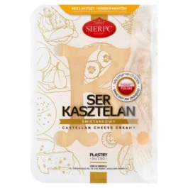 Ser kasztelan śmietankowy plastry 135g OSM Sierpc