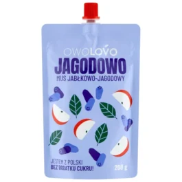 Mus owocowy Owolovo Jabłko-Jagoda 200g