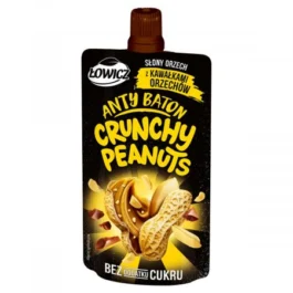 Mus Anty Baton Słony Orzech z Kawałkami Orzechów Crunchy Peanuts 100g Łowicz