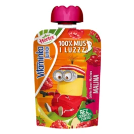 Mus Vitaminka Junior owocowo-marchwiowy jabłko banan marchew malina 100g Hortex