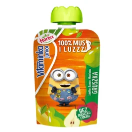 Mus Vitaminka Junior owocowo-marchwiowy jabłko banan marchew gruszka 100g Hortex