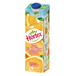 Nektar pomarańcza z miąższem 1l Hortex