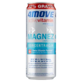 Napój gazowany 4Move Active Vitamin smak grejpfruta i limonki 330 ml