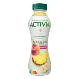 Jogurt Activia Drink ananas brzoskwinia banan 270g Danone