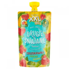 Mus owocowy Drugie śniadanie XXL truskawka jabłko banan 180g