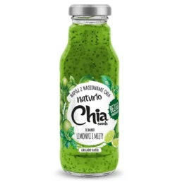 Napój Niegazowany Naturio Z Nasionami Chia O Smaku Limonki I Mięty 295ml