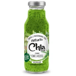 Napój Naturio z nasionami chia o smaku aloesu i kiwi 295 ml