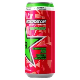 Napój energetyczny 0,5l Rockstar o smaku truskawki i limonki