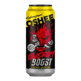 Napój gazowany OSHEE Energy Boost CyberPunk lychee jaśmin 500ml