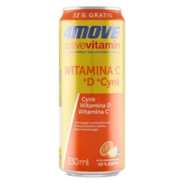 Napój gazowany 4Move Active Vitamin smak pomarańczowy 330 ml